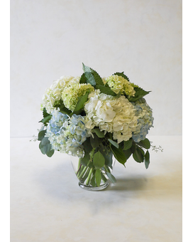 Simply Chic Hydrangeas Flower Arrangement