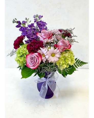 Purple Passion Flower Arrangement